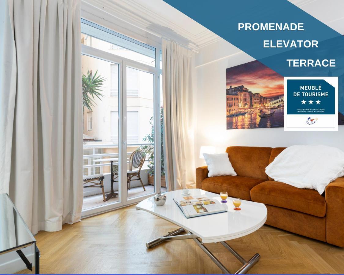 Апартаменти Promenade, 2Pieces Chic Et Clim Avec Terrasse Ніцца Екстер'єр фото